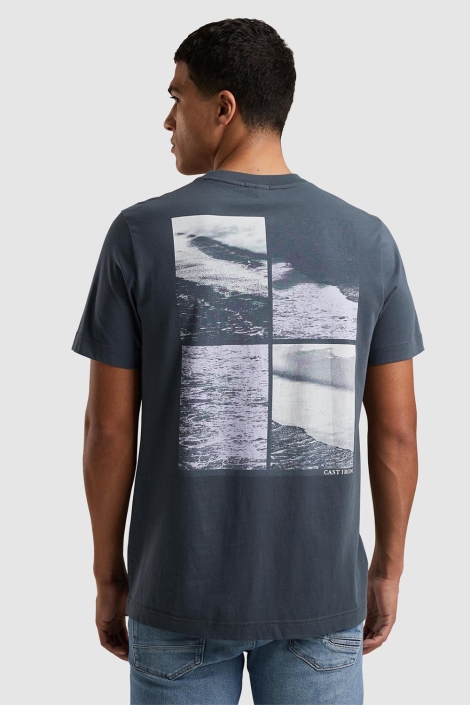 Cast Iron short sleeve r-neck regular fit si